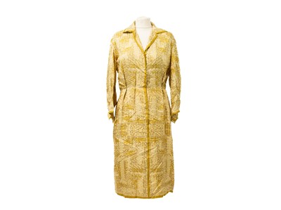 Lot 297 - A Christian Dior vintage patterned day dress.
