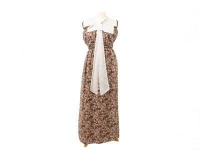 Lot 297 - A Christian Dior vintage patterned day dress.