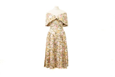 Lot 297 - A Christian Dior vintage patterned day dress.