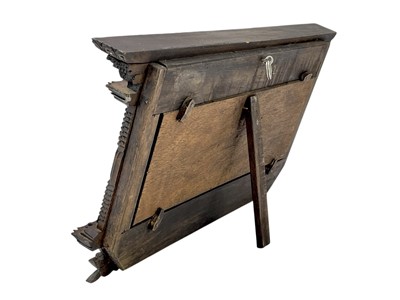 Lot 84 - An ornate Eastern hardwood triple frame.