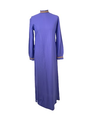 Lot 269 - A Nikos and Takis embroidered woollen dress and matching jacket.