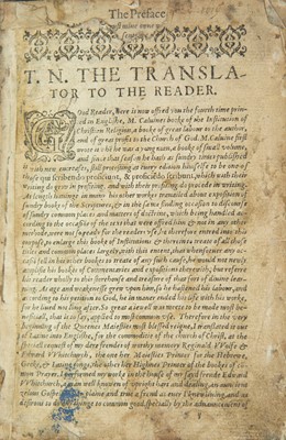 Lot 50 - John Calvin and Thomas Norton (trans)