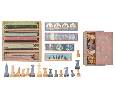Lot 75 - A Grays of Cambridge Silette Bakelite chess set.