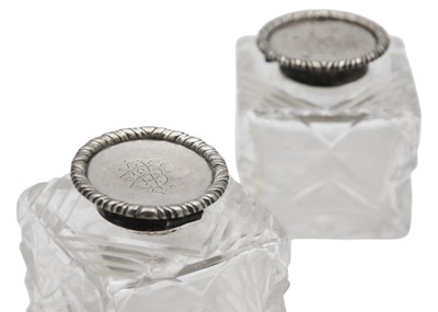 Lot 81 - A Victorian silver desk stand by William Hutton & Sons Ltd.