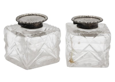 Lot 81 - A Victorian silver desk stand by William Hutton & Sons Ltd.
