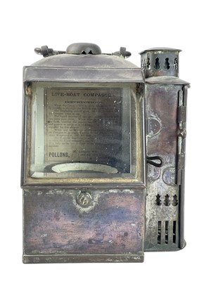 Lot 184 - A Dent lifeboat compass retailed by Dolland of Ludgate Hill.