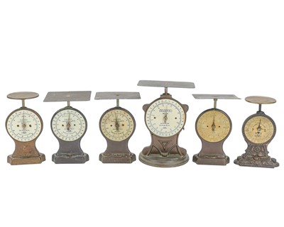 Lot 204 - A collection of Salter letter scales.