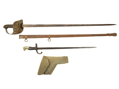 Lot 187 - A George V 1897 pattern infantry Officer's sword and scabbard.