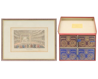 Lot 186 - An early 20th century cased Bezique set by De La Rue & Co Ltd, London.