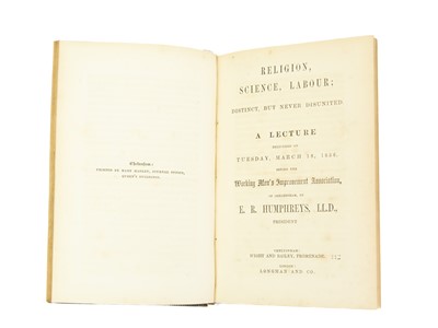 Lot 3 - (Cheltenham and Political Science) E. R. Humphreys