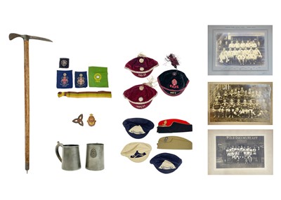 Lot 285 - A mixed military and sporting lot.