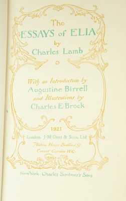 Lot 30 - (Bayntun Bindings) Charles Lamb