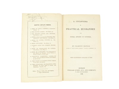 Lot 59 - (Agriculture and Dublin printing) Martin Doyle [William Hickey]