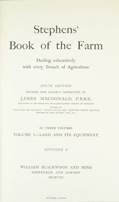 Lot 71 - (Agriculture and Husbandry) James MacDonald