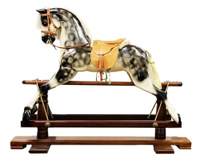Lot 155 - A late 20th century rocking horse.
