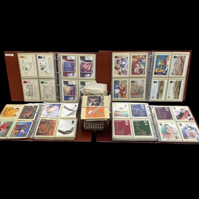 Lot 39 - Four albums and a basket of Royal Mail (PHQ)...