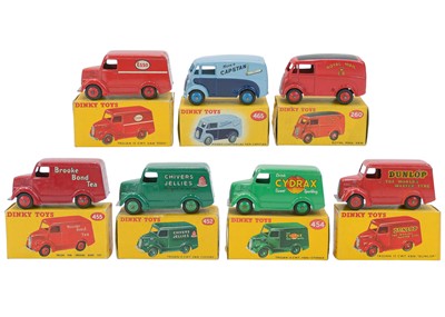 Lot 337 - Dinky Commercial Vans in boxes x 7.