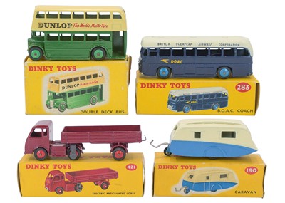 Lot 318 - Dinky Commercial and other vehicles boxed x 4.