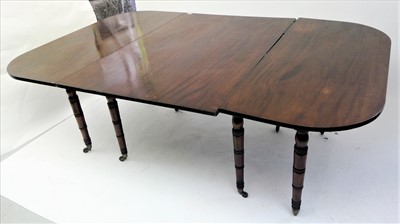 Lot 3441 - A mahogany extending dining table, early 19th...