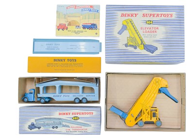 Lot 405 - Dinky Supertoys, boxed x2 plus catalogue.