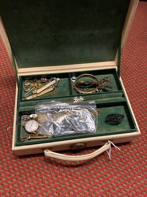 Lot 2620 - A box of costume jewellery.