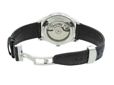 Lot 1097 - PARNIS - A selection of three gentleman's automatic stainless steel wristwatches.