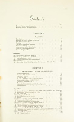 Lot 74 - An Account of the Operations of Second Army in Europe 1944-1945