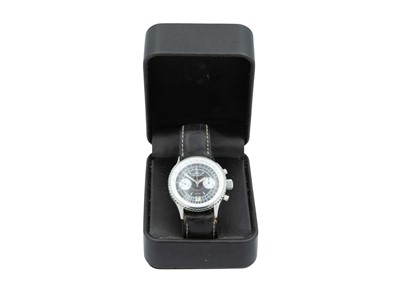 Lot 1063 - POLJOT - A Blue Angels Navitimer stainless steel gentleman's automatic wristwatch.