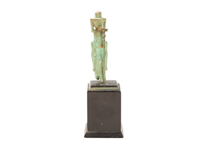 Lot 30 - An Egyptian faience amulet of a deity.