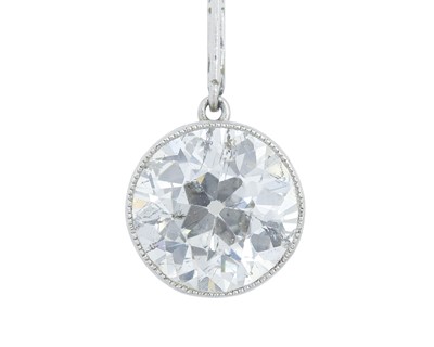 Lot 3 - A good Belle Époque diamond and pearl platinum set negligee necklace.