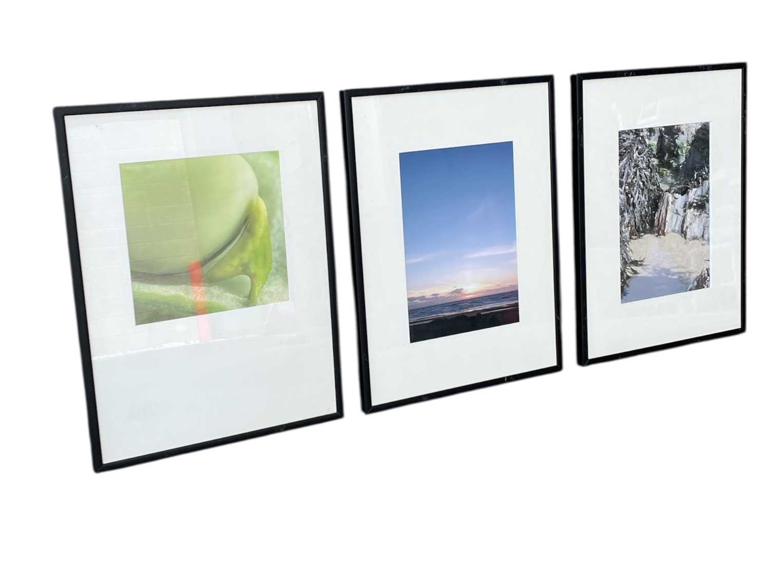 Lot 99 - Three Display Frames with photographic prints.