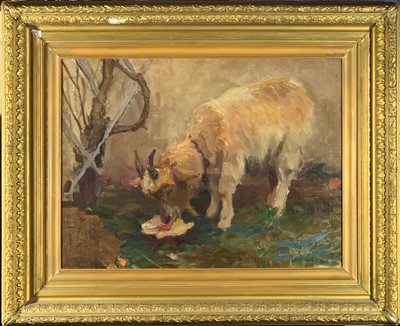 Lot 106 - Harold C. HARVEY (1874-1941) The Goat Oil on...