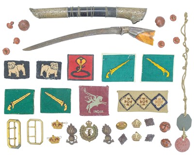 Lot 292 - A Malay silver mounted Sewar dagger.