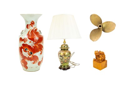 Lot 510 - A Chinese vase.