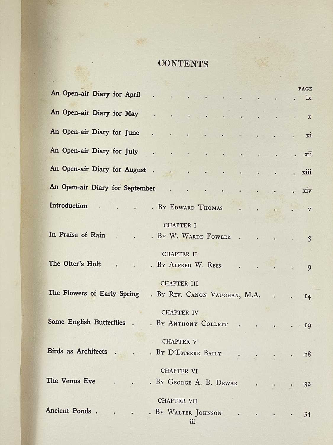 Lot 302 - Edward Thomas (Editor)