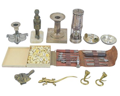 Lot 108 - A Thomas & Williams Ltd Cambrian Works Miner's safety lamp.