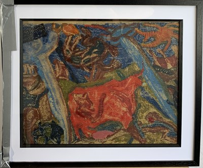 Lot 403 - Murine Kate DINEEN The Red Bull Two works 38 x...