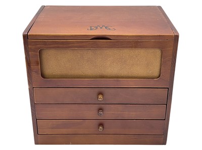 Lot 93 - A mahogany finish box.
