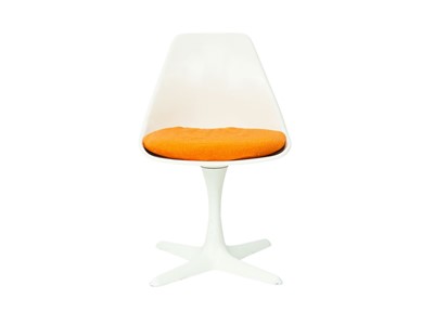 Lot 703 - An Arkana tulip table and six chairs.
