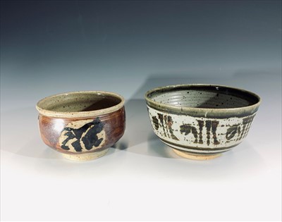 Lot 840 - A Katie Horsman (1911-1998) stoneware bowl...