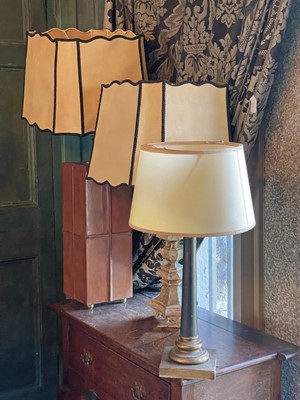 Lot 7 - Three table lamps.