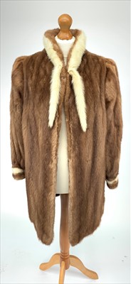 Lot 3021 - A Catherine Georgiou ladies blonde mink swing...