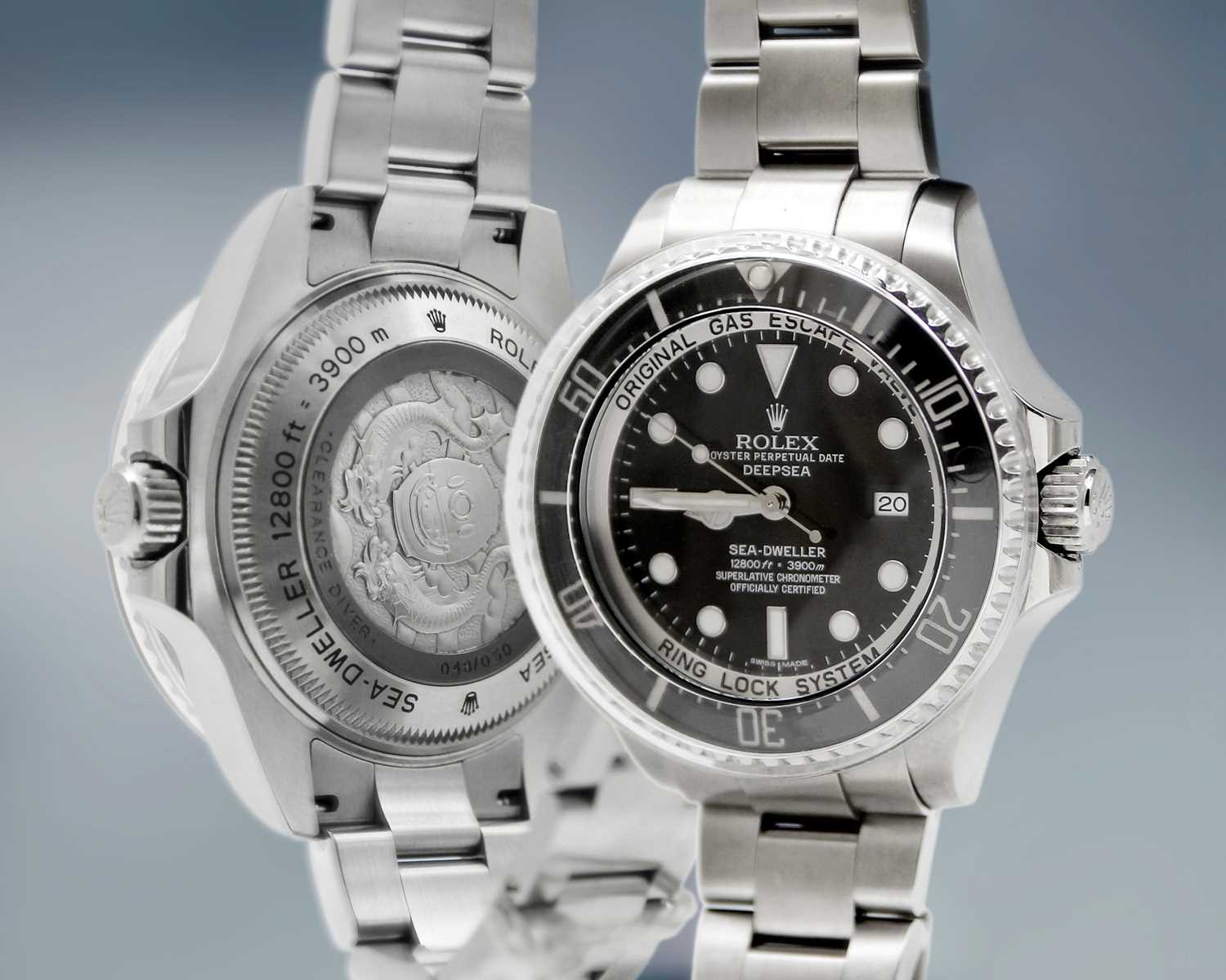 Lot 212 - ROLEX - An exceptionally rare and desirable Deepsea Sea-dweller gentleman's watch, ref. M116660.