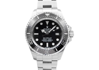 Lot 212 - ROLEX - An exceptionally rare and desirable Deepsea Sea-dweller gentleman's watch, ref. M116660.