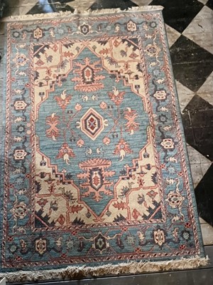 Lot 15 - A Turkish rug.