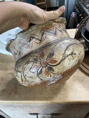 Lot 44 - An ancient Indus Valley terracotta vessel.