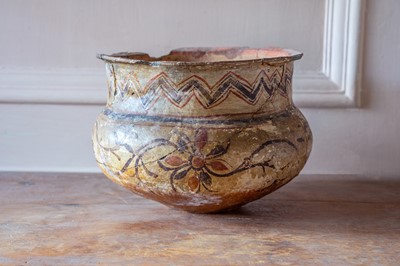 Lot 44 - An ancient Indus Valley terracotta vessel.