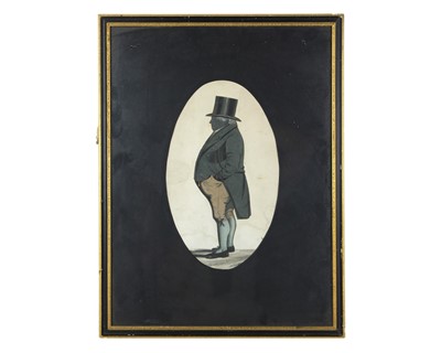 Lot 316 - A silhouette portrait of Henry Harvey of Hayle.