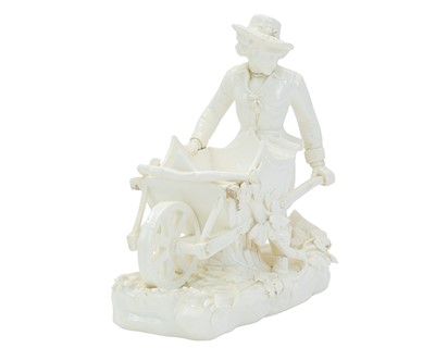 Lot 417 - A Minton glazed parian figure.