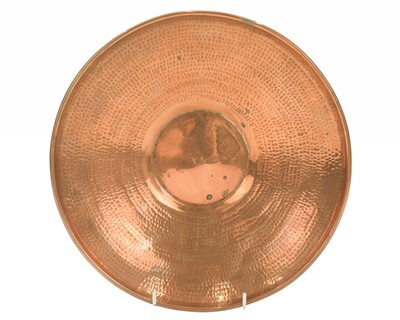 Lot 10 - Francis 'Bert' Cargeeg, a hand wrought copper bowl.
